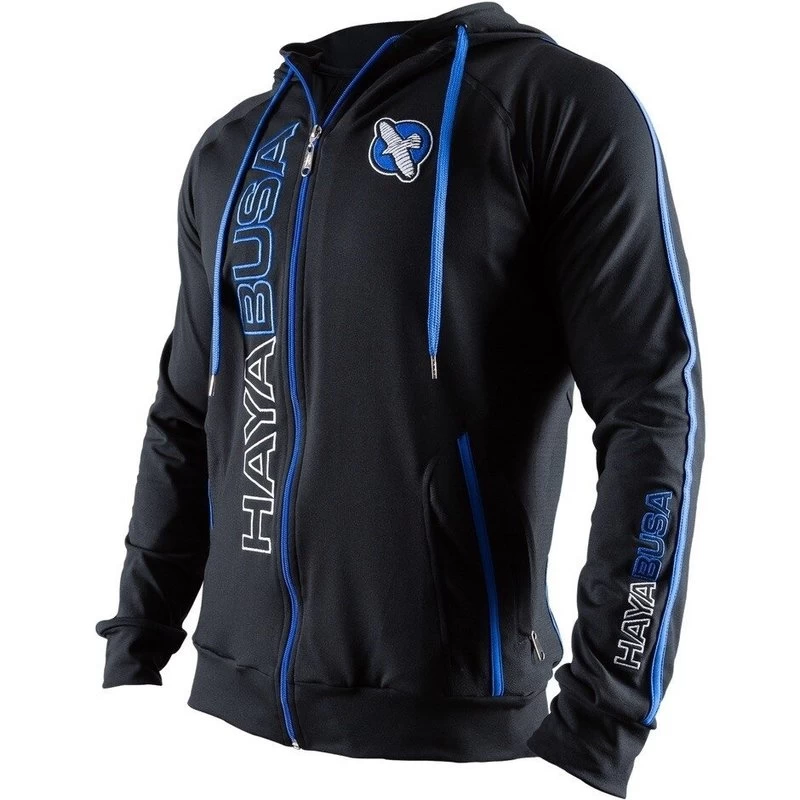 Hayabusa Prime Athletic Hoodie Zwart Blauw 6 Hayabusa Prime Athletic Hoodie Zwart Blauw - Afbeelding 4