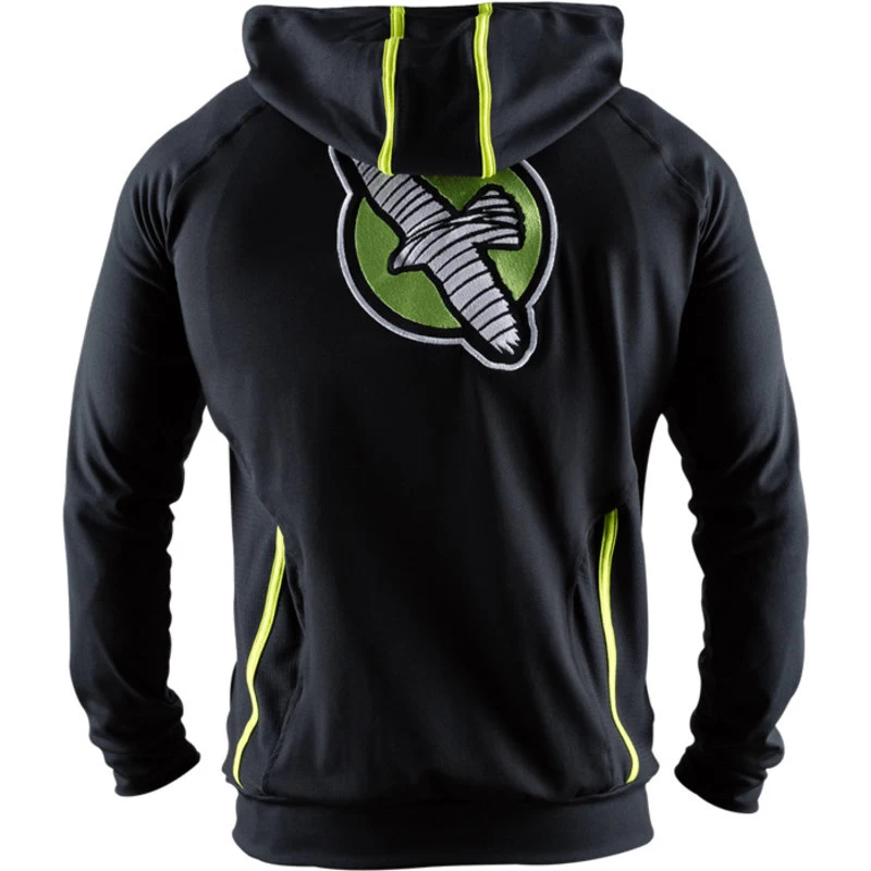 Hayabusa Prime Athletic Hoodie Zwart Neo Groen 3 Hayabusa Prime Athletic Hoodie Zwart Neo Groen