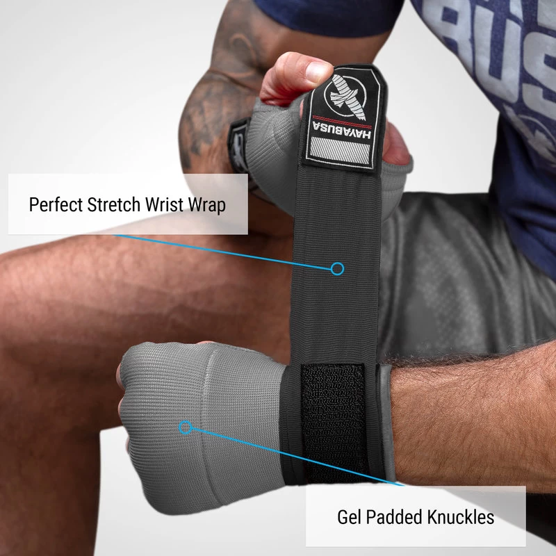 Hayabusa Quick Gel Handwraps Boksbandages Grijs 7 Hayabusa Quick Gel Handwraps Boksbandages Grijs - Afbeelding 5