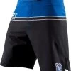 Hayabusa Sport MMA Fight Short Zwart Blauw 2 Hayabusa Sport MMA Fight Short Zwart Blauw -Boksen Winkel hayabusa hayabusa sport mma fight short zwart blau