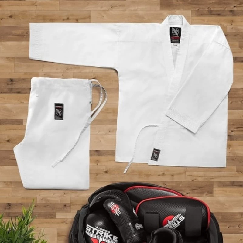 Hayabusa Winged Lichtgewicht Karate Gi White 6 Hayabusa Winged Lichtgewicht Karate Gi White - Afbeelding 4