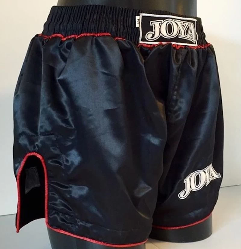 Joya Kickboxing Shorts Fighter Zwart Rood 3 Joya Kickboxing Shorts Fighter Zwart Rood