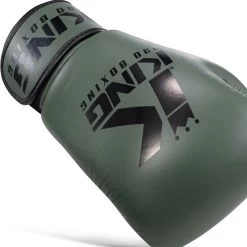 King Pro Boxing Bokshandschoenen Military KPB/BGVL 3 Leder -Boksen Winkel king pro boxing king pro boxing bokshandschoenen m 4