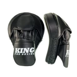 King Pro Boxing Handpads Focus Mitts Revo Zwart Wit -Boksen Winkel king pro boxing king pro boxing handpads focus mit 2