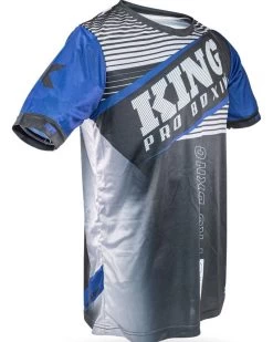 King Pro Boxing KPB Stormking 3 Dry T-Shirt Zwart Blauw -Boksen Winkel king pro boxing king pro boxing kpb stormking 3 dr 2
