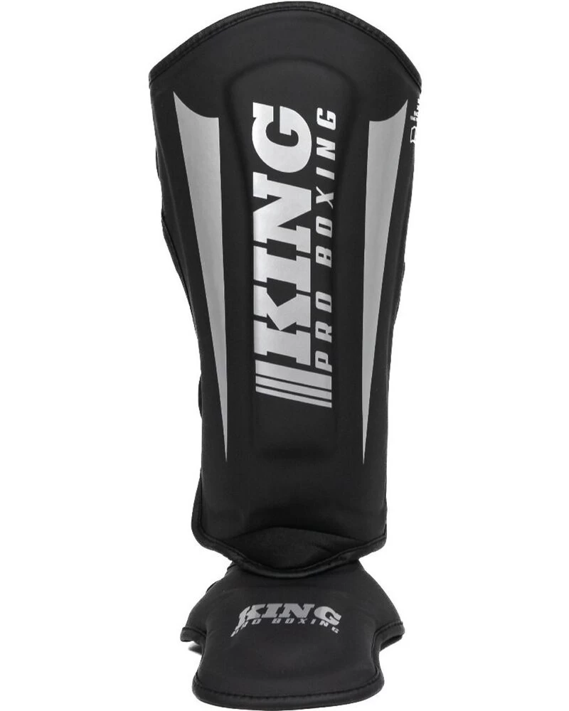 King Pro Boxing Scheenbeschermers KPB/SG REVO 7 Zwart Zilver 5 King Pro Boxing Scheenbeschermers KPB/SG REVO 7 Zwart Zilver - Afbeelding 3