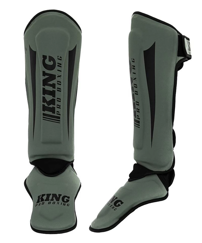 King Pro Boxing Scheenbeschermers KPB SG REVO 5 Kaki Groen Zwart 3 King Pro Boxing Scheenbeschermers KPB SG REVO 5 Kaki Groen Zwart