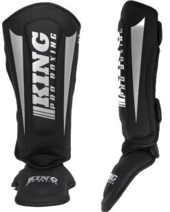 King Pro Boxing Scheenbeschermers KPB/SG REVO 7 Zwart Zilver