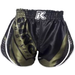 King Stormking 1 Muay Thai Kickboks Broekje Zwart Groen -Boksen Winkel king pro boxing king stormking 1 muay thai kickbok 2