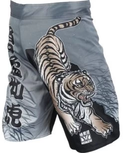 Meerkatsu Midnight Tiger Fight Shorts -Boksen Winkel meerkatsu art meerkatsu midnight tiger fight short 2