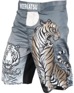 Meerkatsu Midnight Tiger Fight Shorts -Boksen Winkel meerkatsu art meerkatsu midnight tiger fight short 3