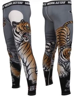 Meerkatsu Midnight Tiger Grappling Sportlegging Spats -Boksen Winkel meerkatsu art meerkatsu midnight tiger grappling s 2