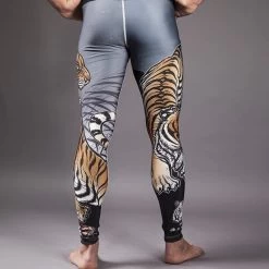 Meerkatsu Midnight Tiger Grappling Sportlegging Spats -Boksen Winkel meerkatsu art meerkatsu midnight tiger grappling s 5