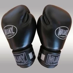 MUAY® Original Leder Bokshandschoenen Zwart Zwart -Boksen Winkel muay muay original leder bokshandschoenen zwart zw 3
