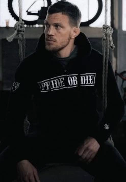 Hoodie PRiDEorDiE Fight Club Zwart -Boksen Winkel pride or die hoodie prideordie fight club zwart 2
