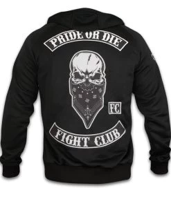 Hoodie PRiDEorDiE Fight Club Zwart -Boksen Winkel pride or die hoodie prideordie fight club zwart 9