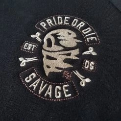 Hoodie PRiDEorDiE SAVAGE Zwart -Boksen Winkel pride or die hoodie prideordie savage zwart 4