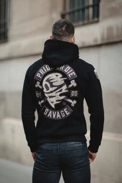 Hoodie PRiDEorDiE SAVAGE Zwart -Boksen Winkel pride or die hoodie prideordie savage zwart 7