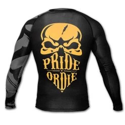 PoD Rash Guard L / S PRiDEorDiE RECKLESS Zwart Grijs -Boksen Winkel pride or die pod rash guard l s prideordie reckles 10