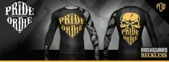 PoD Rash Guard L / S PRiDEorDiE RECKLESS Zwart Grijs -Boksen Winkel pride or die pod rash guard l s prideordie reckles 11