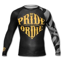 PoD Rash Guard L / S PRiDEorDiE RECKLESS Zwart Grijs -Boksen Winkel pride or die pod rash guard l s prideordie reckles 9