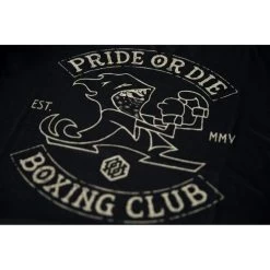 PRiDE Or DiE Boxing Club T Shirts Black -Boksen Winkel pride or die pride or die boxing club t shirts bla 2