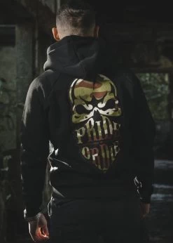PRiDE Or DiE Hoodie RECKLESS Jungle Camo Zwart -Boksen Winkel pride or die pride or die hoodie reckless jungle c 4