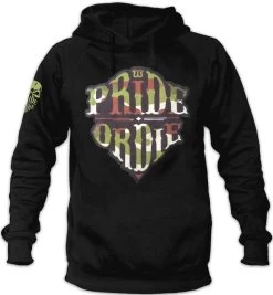 PRiDE Or DiE Hoodie RECKLESS Jungle Camo Zwart -Boksen Winkel pride or die pride or die hoodie reckless jungle c 5