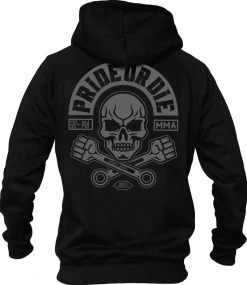 PRIDE Or Die Hoodie Sweater Busted Knuckles Zwart -Boksen Winkel pride or die pride or die hoodie sweater busted kn 4