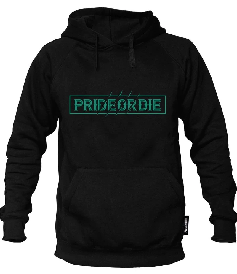 PRIDE Or Die Hoodie Sweater Tiger Unleashed Zwart 5 PRIDE Or Die Hoodie Sweater Tiger Unleashed Zwart - Afbeelding 3