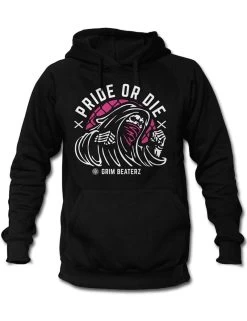 Pride Or Die Hoody Sweater Grim Beaterz Zwart
