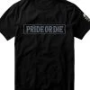 PRIDE Or Die Katoenen T-Shirt Iron Kings Zwart