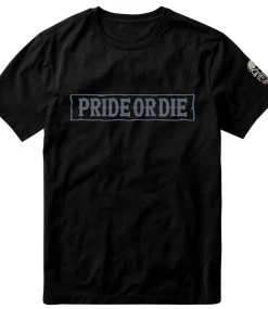 PRIDE Or Die Katoenen T-Shirt Iron Kings Zwart