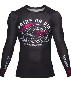 PRiDE Or Die Rash Guard Grim Beaterz Zwart -Boksen Winkel pride or die pride or die rash guard grim beaterz 1