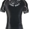 PRIDE Or Die Rash Guard Lone Wolf Zwart Wit -Boksen Winkel pride or die pride or die rash guard lone wolf zwa