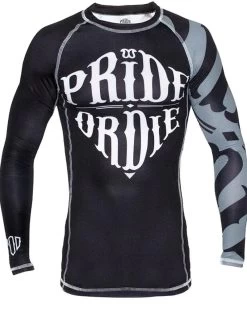 PRiDE Or DiE Rash Guard RECKLESS Zwart Wit -Boksen Winkel pride or die pride or die rash guard reckless zwar 2