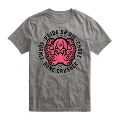Pride Or Die T Shirt Bone Crusher Grijs