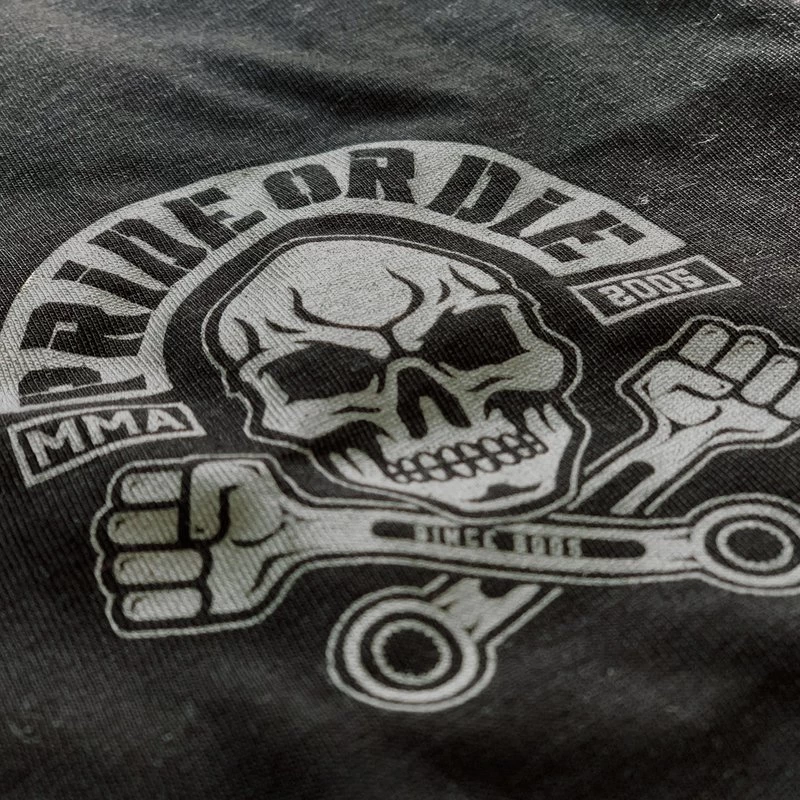 PRIDE Or Die T-Shirt BUSTED KNUCKLES Zwart 6 PRIDE Or Die T-Shirt BUSTED KNUCKLES Zwart - Afbeelding 4