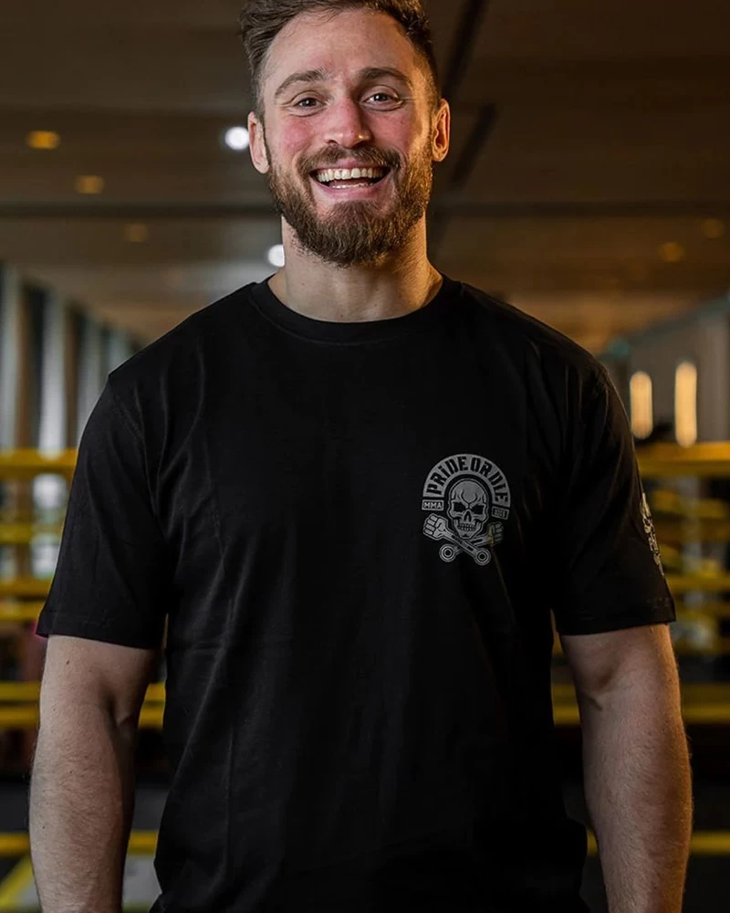 PRIDE Or Die T-Shirt BUSTED KNUCKLES Zwart 9 PRIDE Or Die T-Shirt BUSTED KNUCKLES Zwart - Afbeelding 7