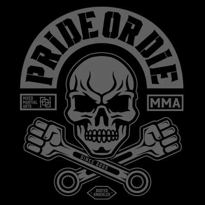 PRIDE Or Die T-Shirt BUSTED KNUCKLES Zwart 11 PRIDE Or Die T-Shirt BUSTED KNUCKLES Zwart - Afbeelding 9