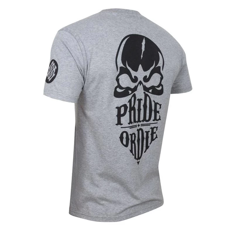 PRiDE Or DiE T-Shirt Reckless Grijs Vechtsportkleding 5 PRiDE Or DiE T-Shirt Reckless Grijs Vechtsportkleding - Afbeelding 3