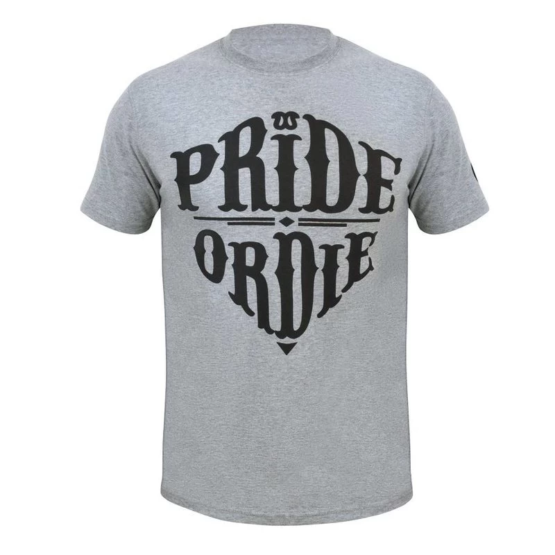 PRiDE Or DiE T-Shirt Reckless Grijs Vechtsportkleding 6 PRiDE Or DiE T-Shirt Reckless Grijs Vechtsportkleding - Afbeelding 4