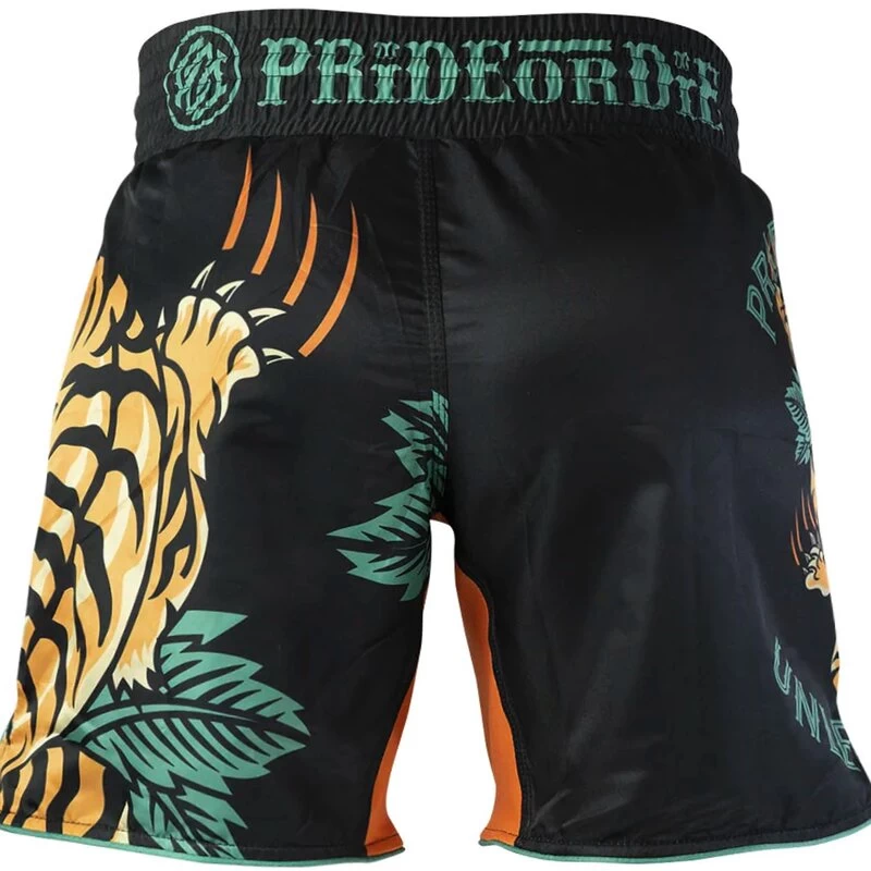 PRIDE Or Die Unleashed V.2 Fightshort Zwart 6 PRIDE Or Die Unleashed V.2 Fightshort Zwart - Afbeelding 4