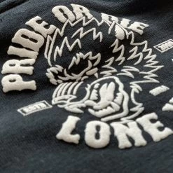 PRiDEorDiE Hoodie Sweater Lone Wolf Zwart -Boksen Winkel pride or die prideordie hoodie sweater lone wolf z 1