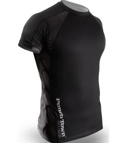 PunchTown Rash Guard Black Crush Korte Mouwen