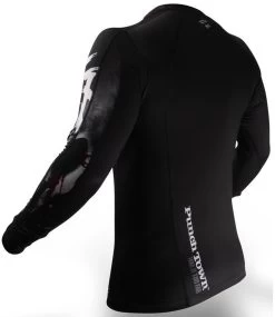PunchTown Rash Guard Deranged Lange Mouw Zwart -Boksen Winkel punch town punchtown rash guard deranged lange mou 1