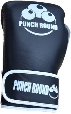 Punch Round™ ELITE PRO Bokshandschoenen Zwart Grijs -Boksen Winkel punchr punch round elite pro bokshandschoenen zwar 3