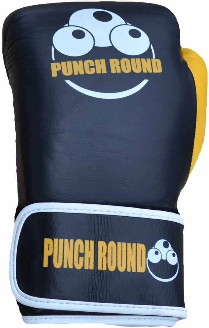 Punch Round™ ELITE PRO Bokshandschoenen Zwart Geel 5 Punch Round™ ELITE PRO Bokshandschoenen Zwart Geel - Afbeelding 3