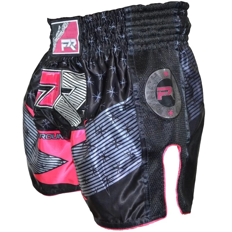 Punch Round Evoke Dames Kickboks Broek Zwart Roze 4 Punch Round Evoke Dames Kickboks Broek Zwart Roze - Afbeelding 2