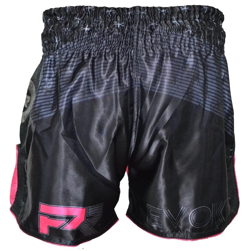 Punch Round Evoke Dames Kickboks Broek Zwart Roze 5 Punch Round Evoke Dames Kickboks Broek Zwart Roze - Afbeelding 3